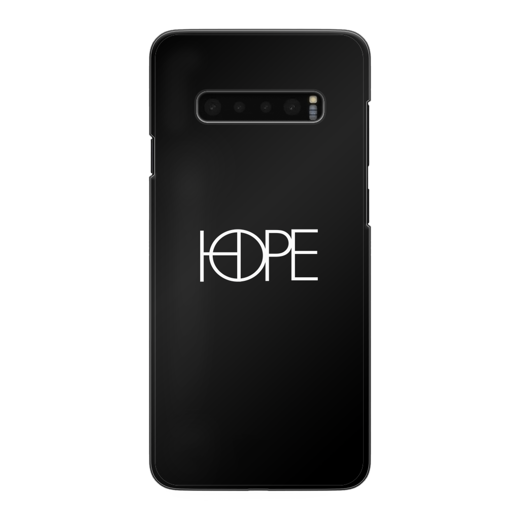 hopeW Back Printed Black Hard Phone Case