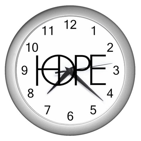 HOPE Clock (Silver)