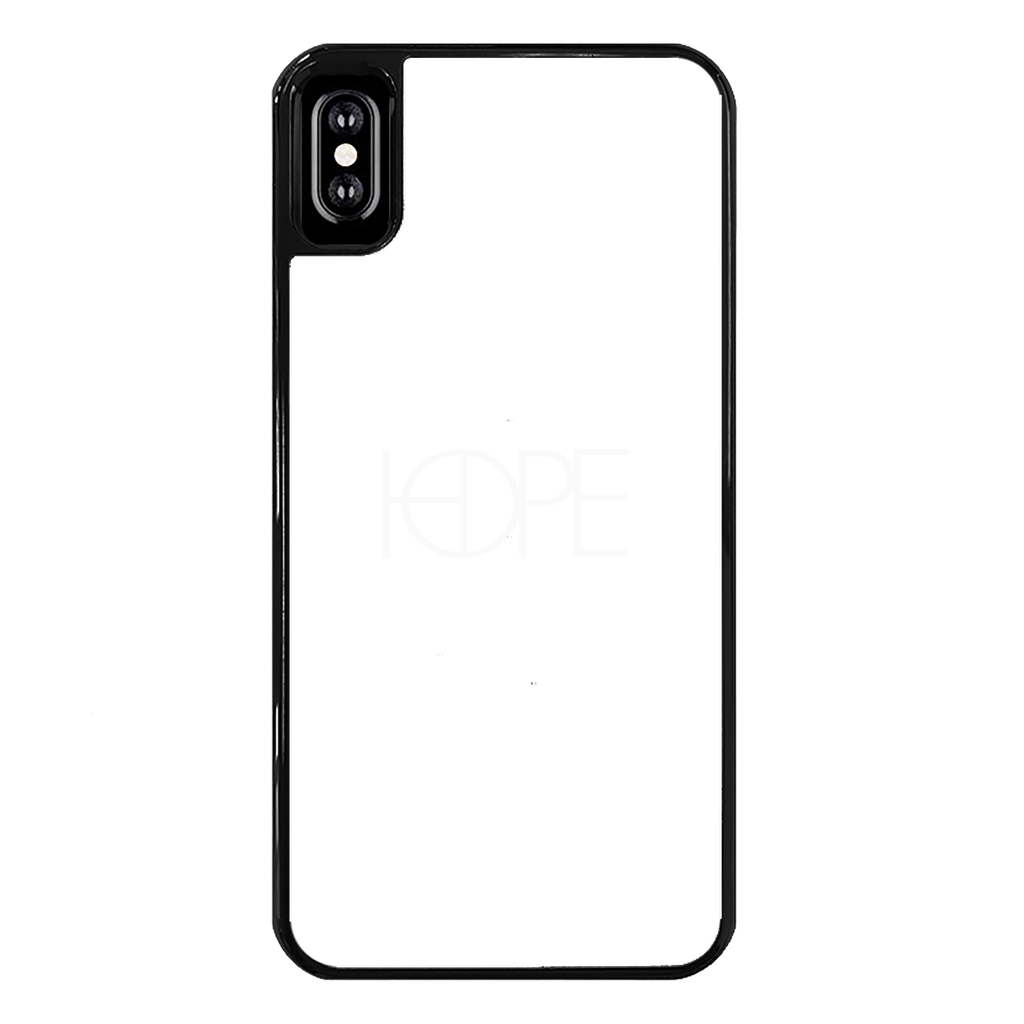 hopeW Back Printed Black Hard Phone Case