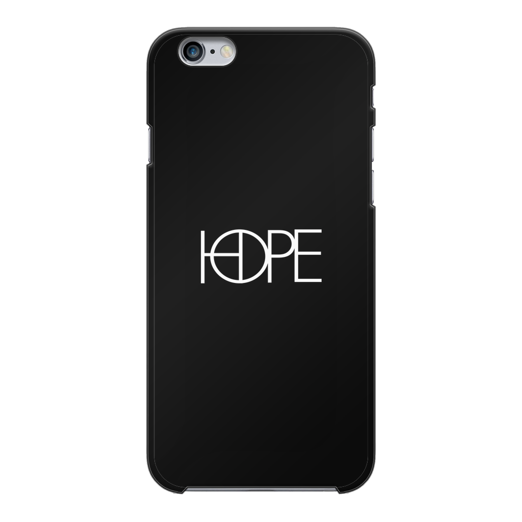 hopeW Back Printed Black Hard Phone Case